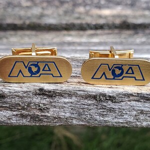 Vintage North American Cufflinks. Insurance Company. Collectable Americana
