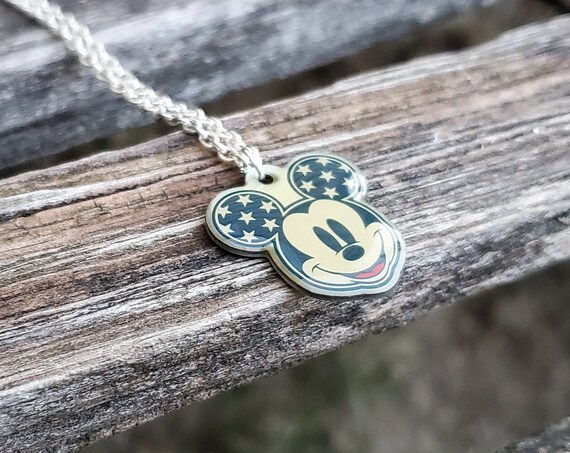 Vintage Mickey Mouse Necklace. Gift For Anniversa… - image 3
