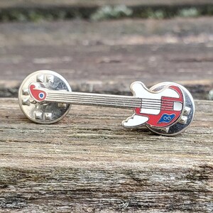 Vintage Guitar Pin. Anniversary, Gift For Dad, Groom, Birthday Gift, Musician