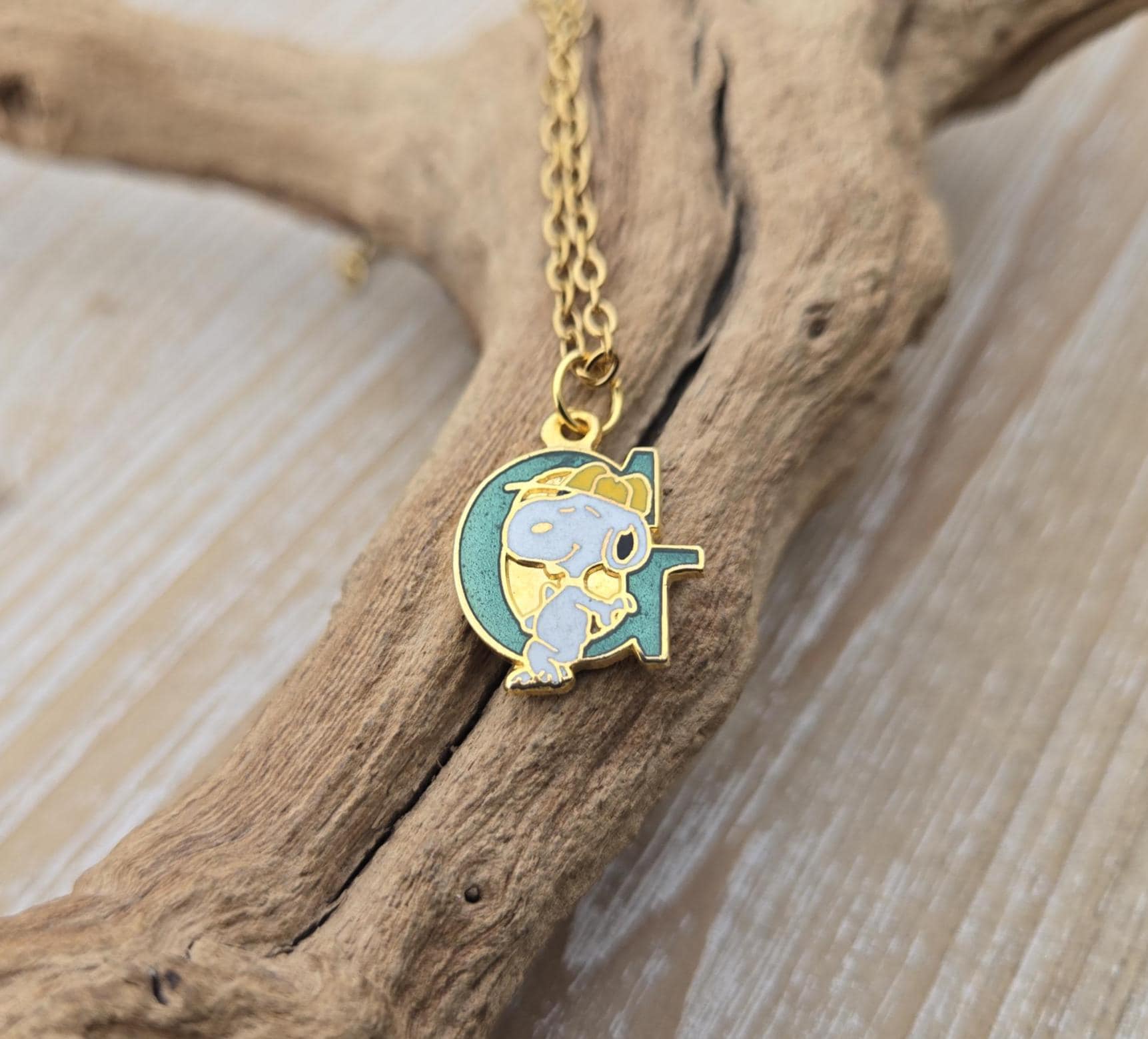 Vintage snoopy necklace - Etsy 日本
