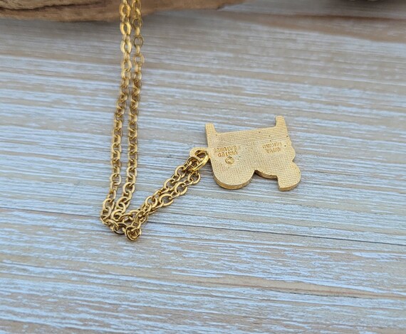 Vintage Letter R Snoopy Necklace. Gift For Annive… - image 6