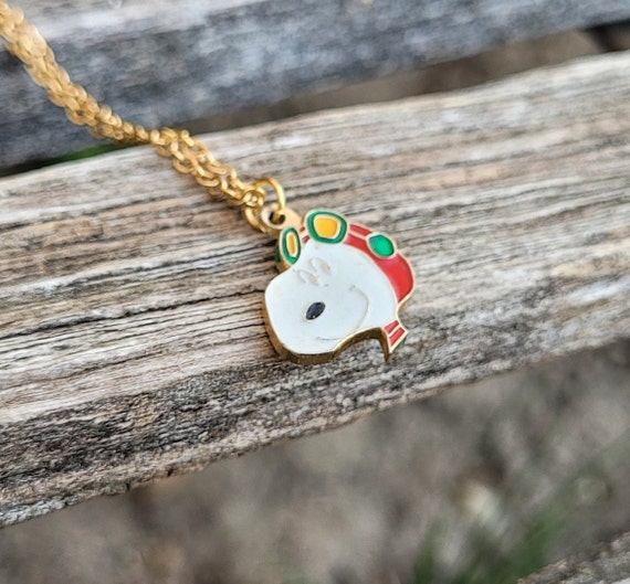 Vintage Snoopy Necklace. Flying Ace. Gift For Dad… - image 2