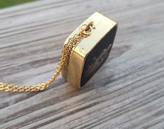 Vintage Music Box Pendant. Damascene. Gift For Mo… - image 6