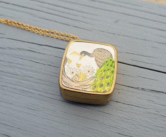 Vintage Peacock Music Box Pendant. Love Story. Gi… - image 4