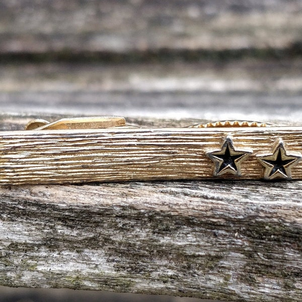 Vintage Star Tie Clip. Gift for Men, Dad, Groom, Groomsmen, Wedding, Anniversary, Birthday