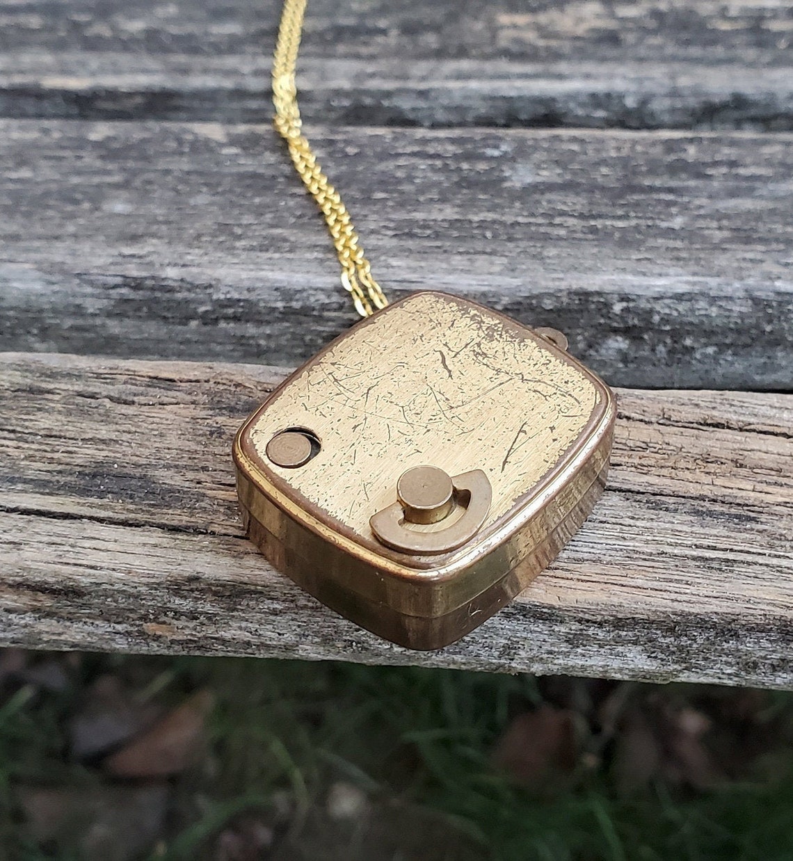 Vintage Music Box Pendant. Hologram. Gift for Mom Birthday Etsy