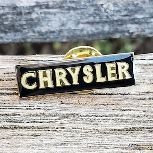 Vintage Chrysler Pin. Gift For Dad, Anniversary, Birthday. Car, Automobile. Collectable Americana