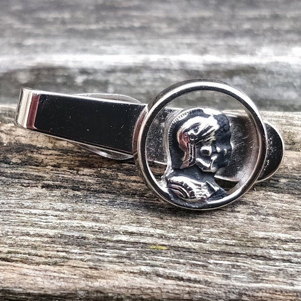 Vintage Roman Tie Clip. Gift For Groomsmen, Groom, Dad. Centurion, Emperor