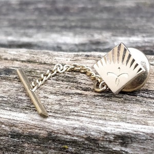 Vintage Gold Krawattennadel. Geschenk für Papa, Bräutigam, Jahrestag, Geburtstag