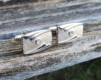 Vintag Silver Cufflinks. Gift For Groomsmen, Groom, Anniversary, Birthday, Father's Day,