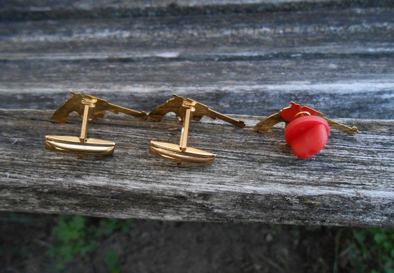 BXLE Gemelli A Forma Di Proiettile – Set Con Fermacravatta, Idea Regalo Per Cacciatori
