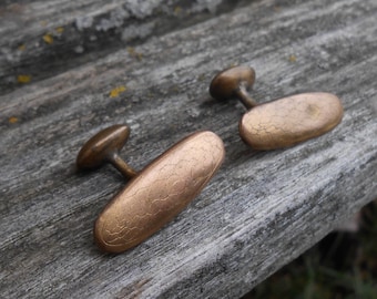 Vintage Victorian Cufflinks. 1870s. Gift For Dad, Groom, Anniversary, Birthday, Groomsmen .