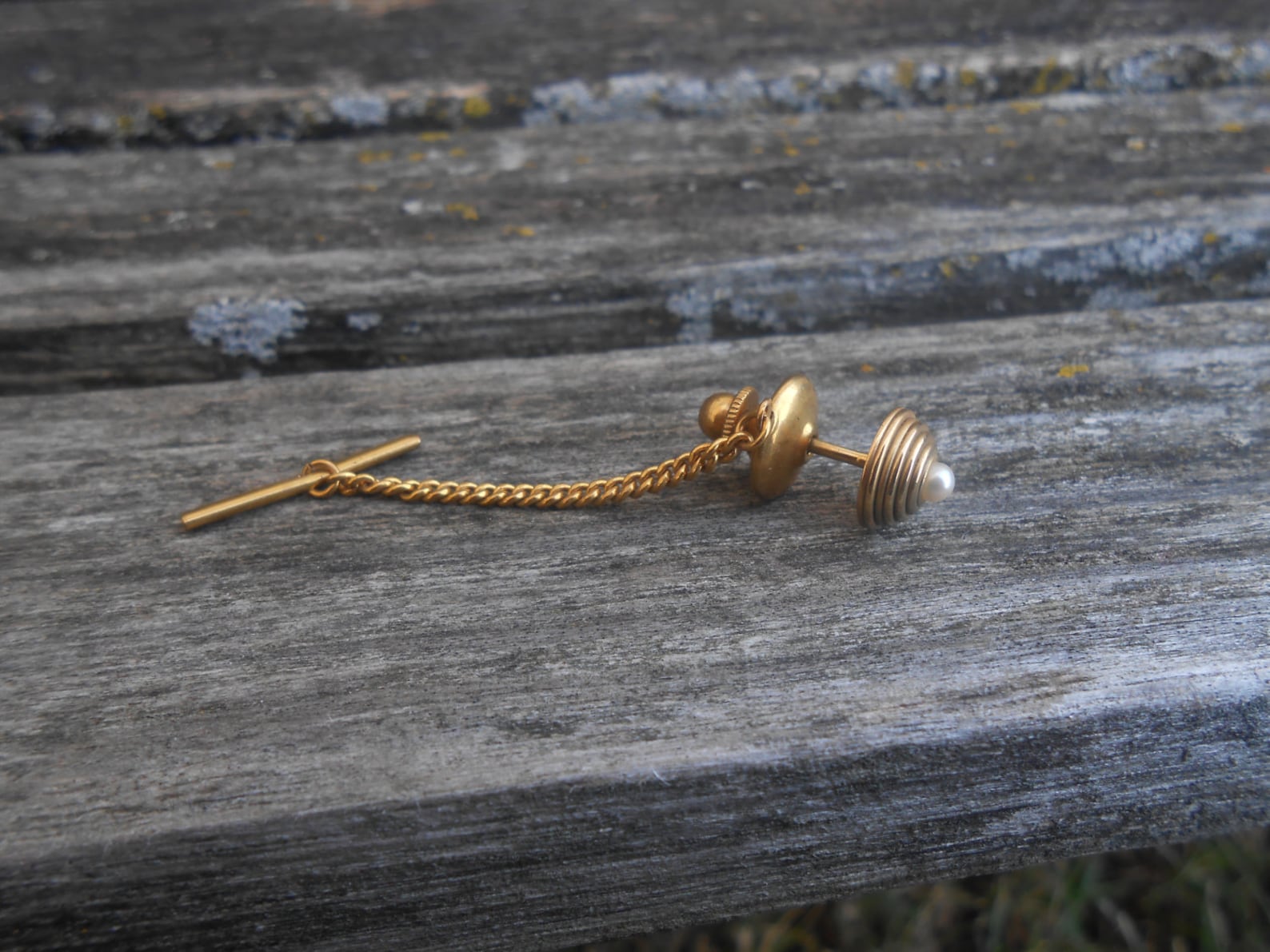 Buy Vintage Pearl Lapel Pin. Gift for Men Dad Groom Groomsmen Online in