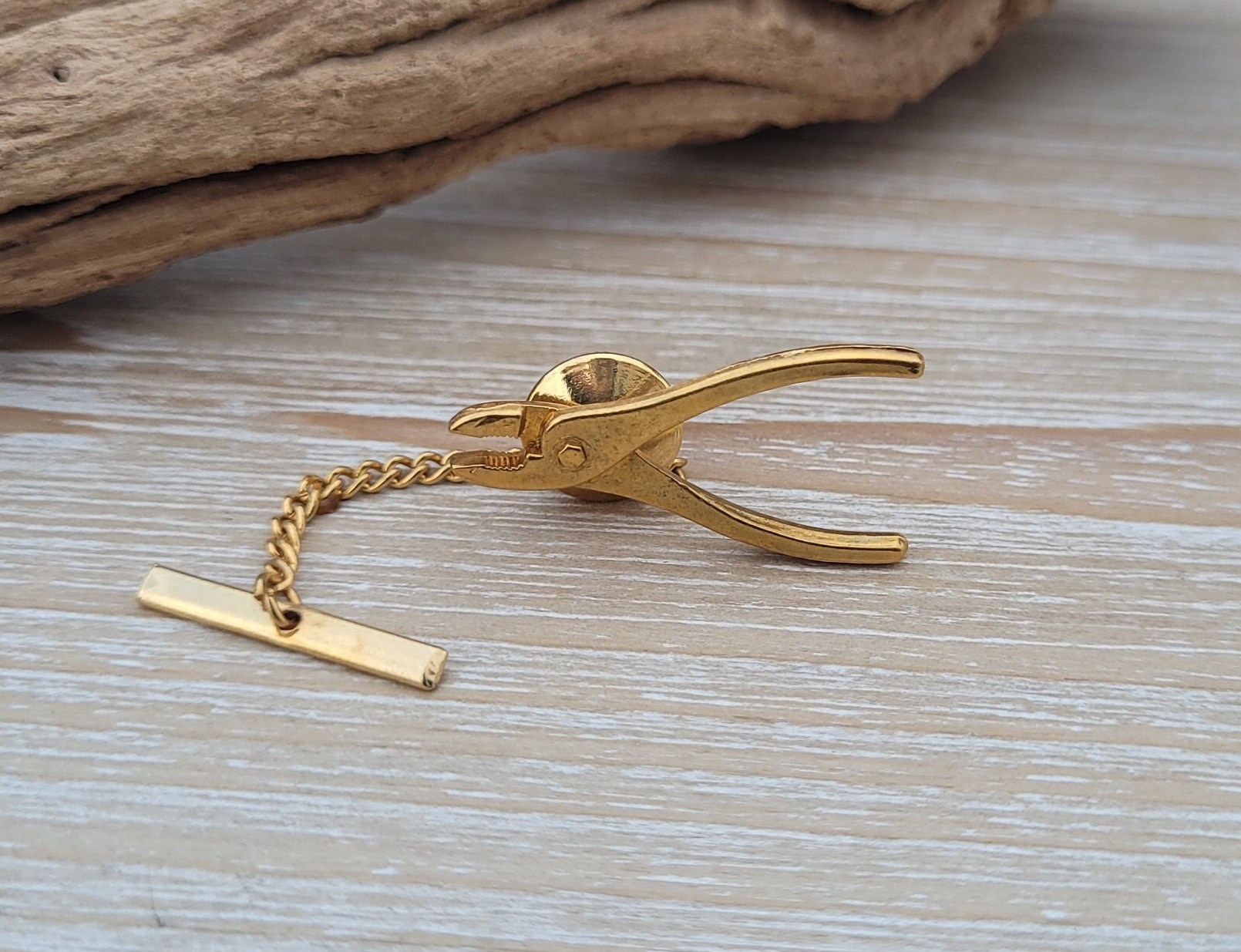Vintage Pliers Tie Tack. Cool Gift! Gift For Dad, Groom, Groomsmen, Wedding, Anniversary, Wedding, Christmas, Birthday, Father's Day.