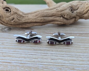 RARE Vintage Tail Light Cufflinks. 1959 Impala Cufflinks. Gift For Dad, Groom, Groomsmen, Wedding, Anniversary, Birthday. Chevy Cufflinks