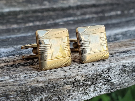 Groom Vintage Modern Cufflinks Gift for Dad Groomsmen Anniversary Birthday Wedding Christmas