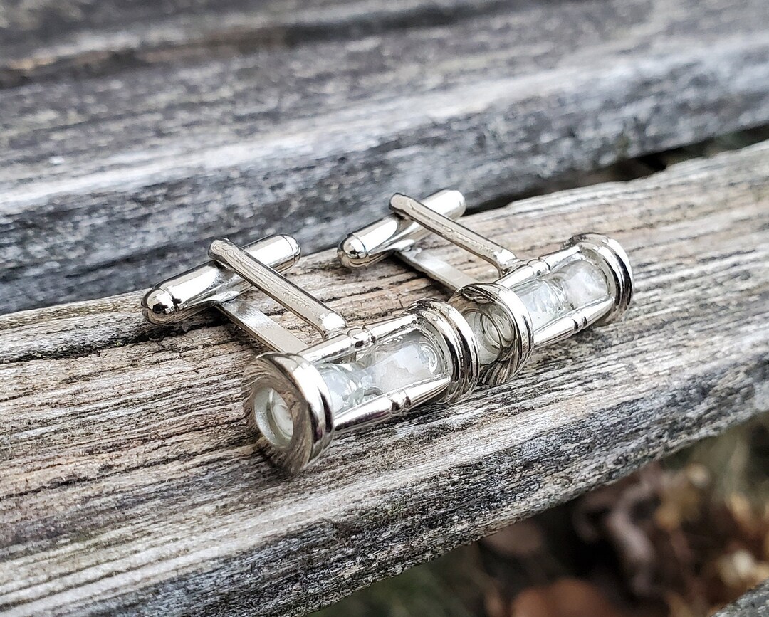 Vintage Hourglass Cufflinks. Gift for Dad Groom Groomsmen Etsy