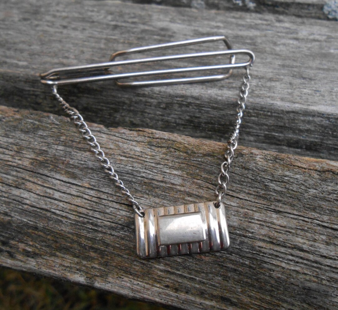 STERLL Pince à Cravate Argent Sterling 925 - Accessoire Élégant Pour Hommes