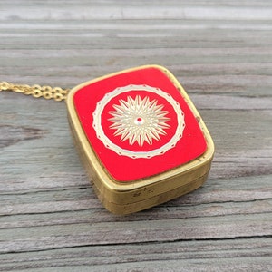 Vintage Music Box Pendant. Gift For Mom, Birthday, Anniversary, Christmas.