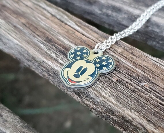 Vintage Mickey Mouse Necklace. Gift For Anniversa… - image 2