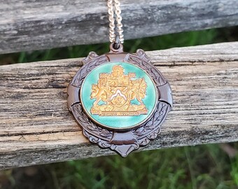 Vintage 1975 Brent Music & Dance Festival Pendant.