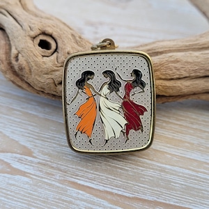 Vintage Music Box Pendant. Somewhere My Love. Gift For Mom, Birthday, Anniversary, Christmas Gift.