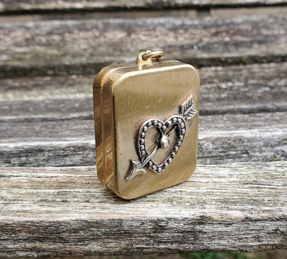 Vintage Heart Music Box Pendan. Gift For Mom, Bir… - image 4