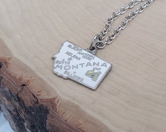ヴィンテージのモンタナ州ネックレス。アメリカらしさが光る