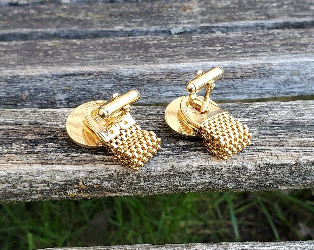 Vintage Tiger's Eye Cufflinks. Gift For Groom Groomsmen | Etsy