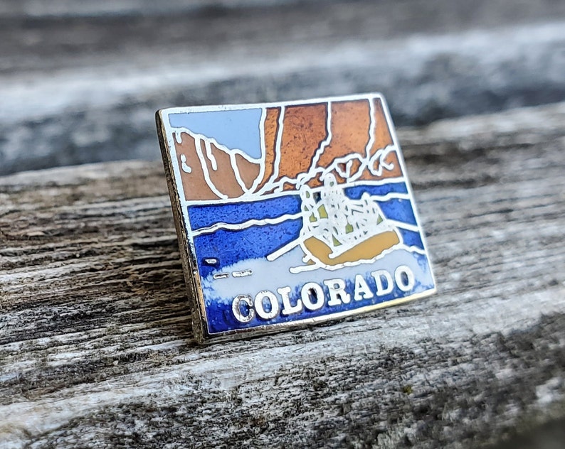 Collectable Americana Anniversary Gift Birthday Gift. Vintage Colorado State Pin