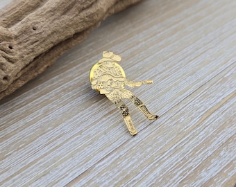 Strass strumenti musicali spilla spille per donna uomo Sax violino arpa Trombone chitarra collare Pin gioielli regali moda alla moda