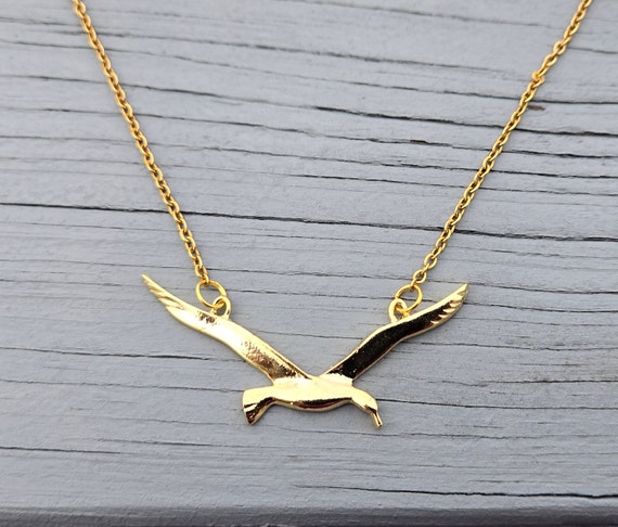 Double seagull necklace outlet