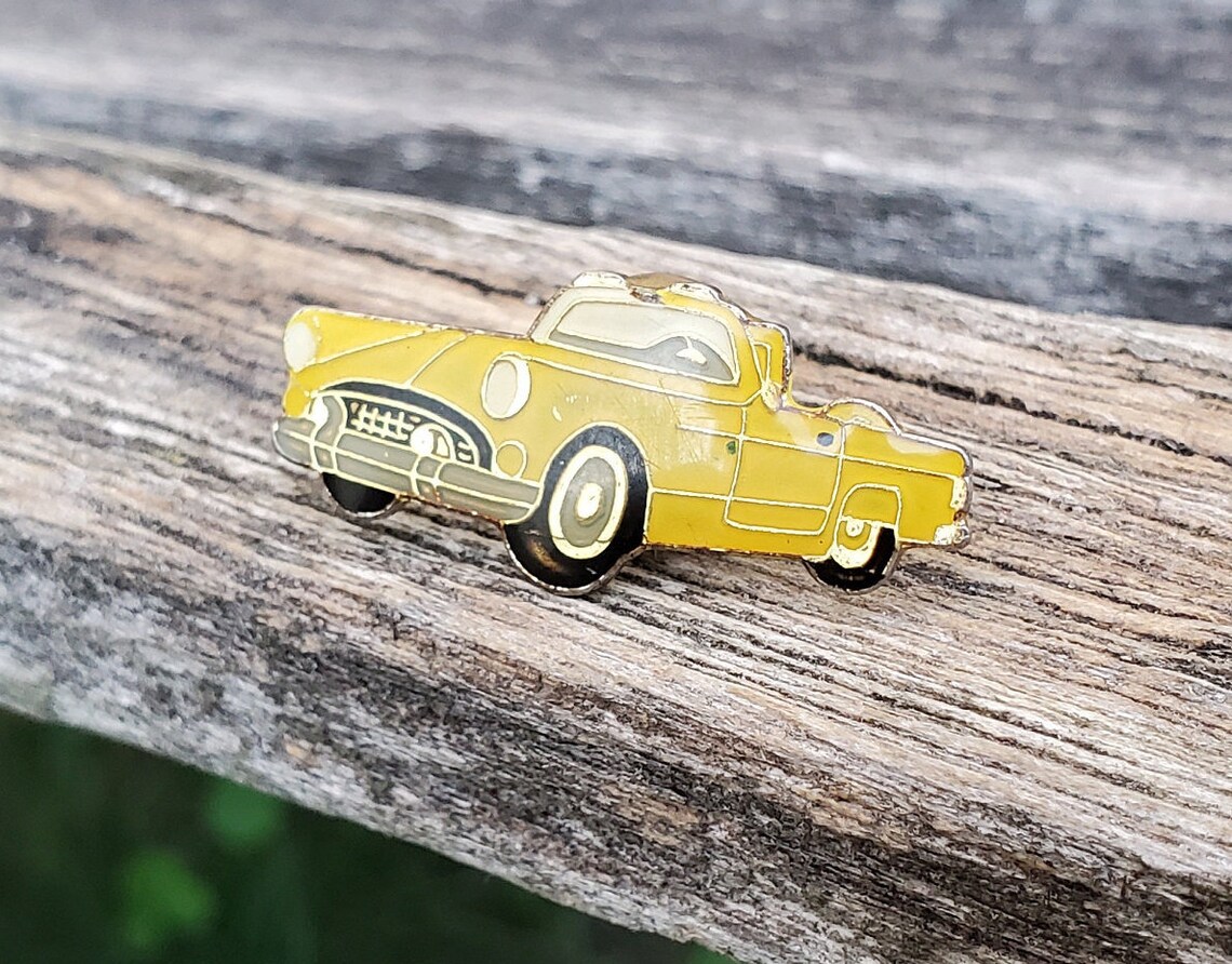 Vintage Shell Classic Car Pin. Gift for Dad Anniversary Etsy