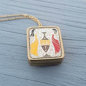 Vintage Music Box Pendant. Plays Godfather Theme. Gift For Mom, Birthday, Anniversary, Christmas Gift.