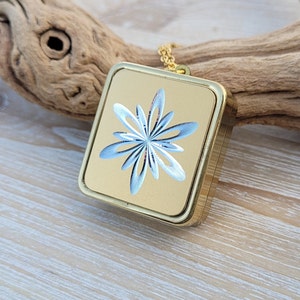 Vintage Music Box Pendant. Godfather Theme. Gift For Mom, Birthday, Anniversary, Christmas.
