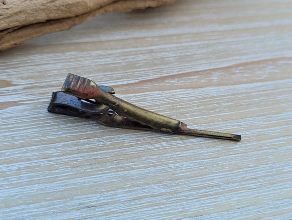 Vintage Rifle Tie Clip. Gift For Dad, Groom, Groo… - image 5