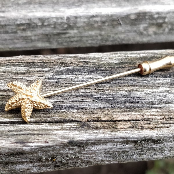 Vintage Starfish Pin. Nautical Jewelry. Gift For Her. Anniversary Gift. Birthday Gift.