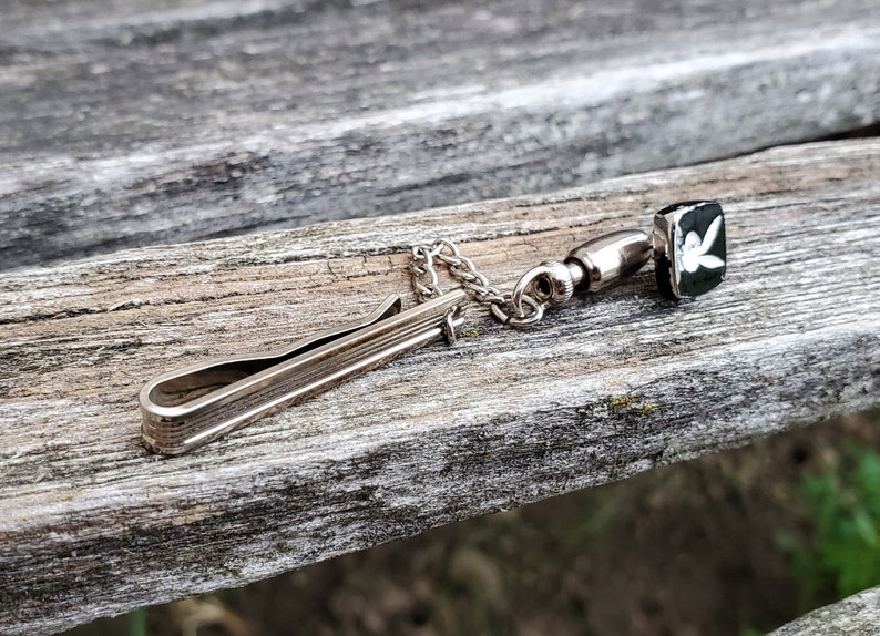 Groom Birthday Groomsmen Anniversary Father/'s Day. Gift For Dad Vintage Playboy Bunny Tie Tack Wedding Christmas