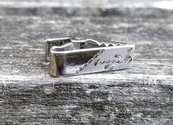 Sterling silver tie bar. Sterling silver tie bar.