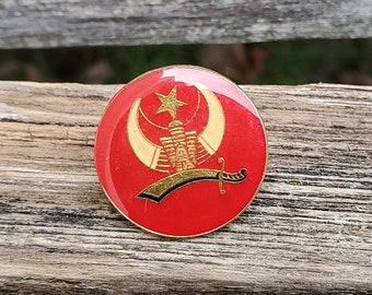 Vintage Shriners Pin. Sword & Crescent Pin. Gift For Dad, Anniversary, Birthday, Collectable