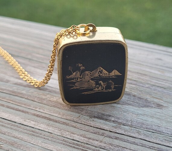 Vintage Music Box Pendant. Damascene. Gift For Mo… - image 4