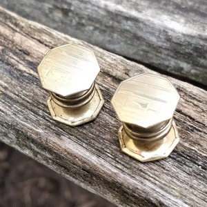 Vintage Snap Cufflinks. Gift For Dad, Anniversary, Wedding, Groomsmen, Birthday, Groom, Father&#39;s Day.