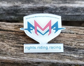 Vintage American Motorcyclist Association Pin. Gift For Dad, Anniversary, Birthday, Christmas.