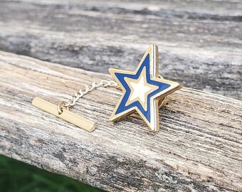 Vintage Star Tie Tack. Gift For Anniversary, Christmas, Birthday, Dad, Teacher