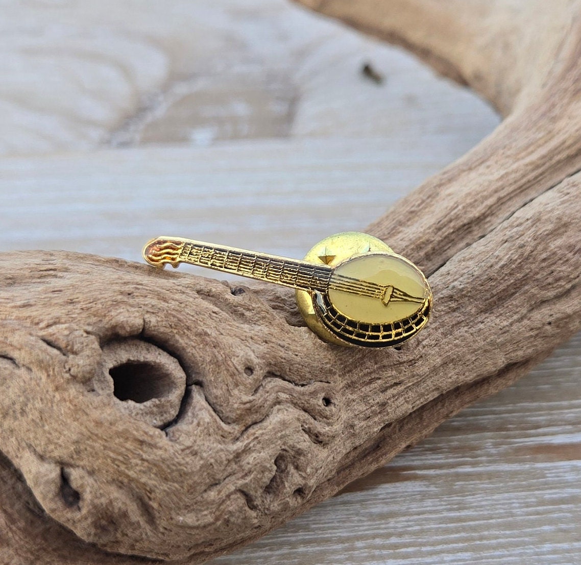 Banjo Lapel Pin Badge X2AJTP153 - Foto 13