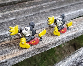 Gemelli vintage grandi di Topolino. Disney. Anni '80. Regalo per papà, regali per lui.