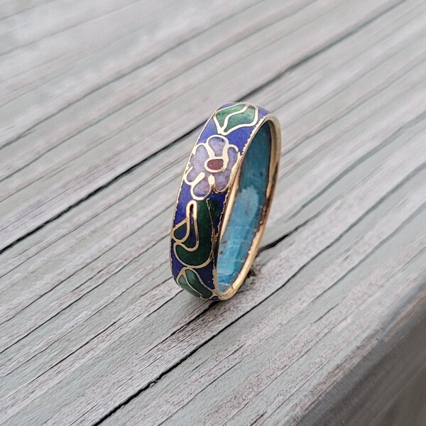 Cloisonne Ring Etsy