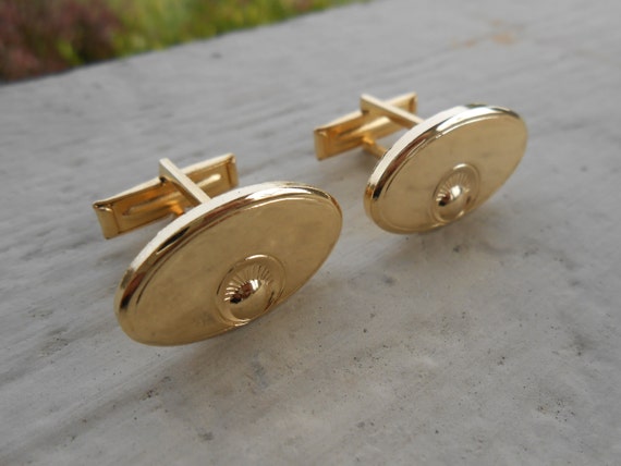 Boutons De Manchette Vintage Hickok Yale Cadenas Homme - Rétro États-Unis