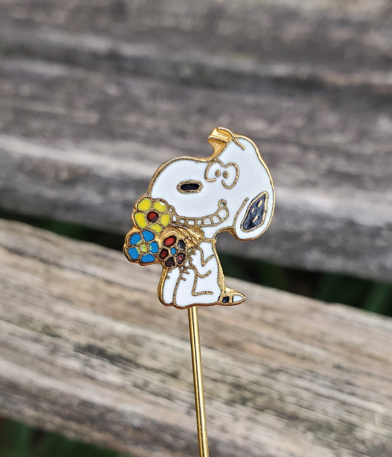 ♡*♡様 公*o様 昭和のスヌーピー Vintage Snoopy Pin. Gift for Him, Her. Mom Gift. Anniversary Gift