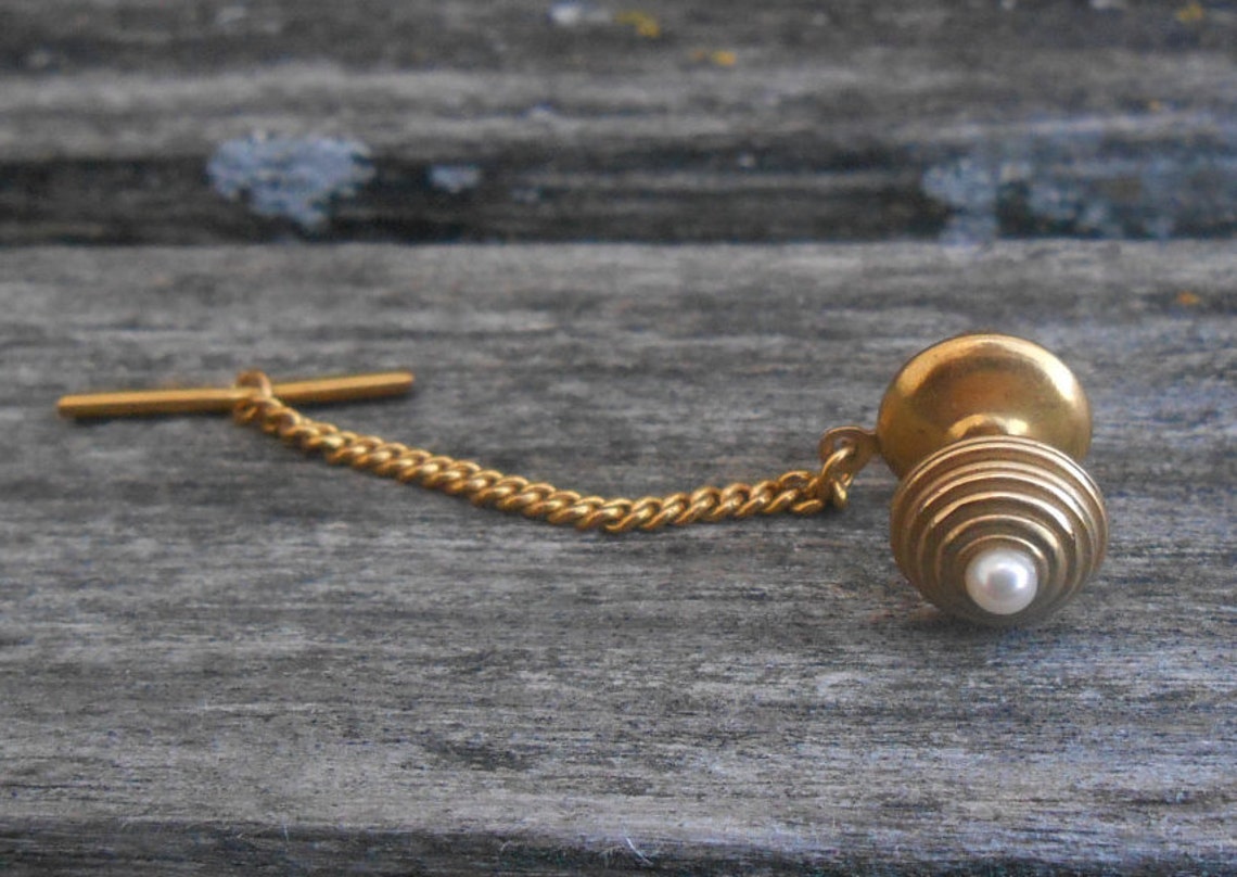 Buy Vintage Pearl Lapel Pin. Gift for Men Dad Groom Groomsmen Online in